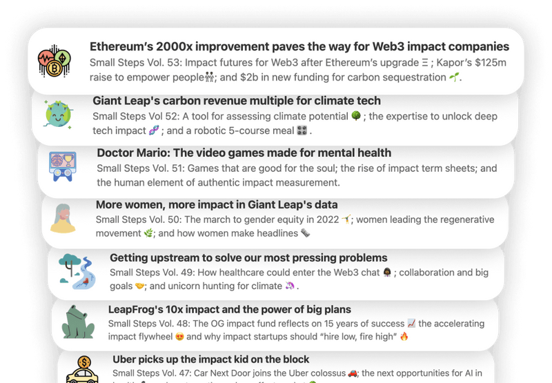 The ultimate cheat sheet for pitching to Giant Leap 2.0